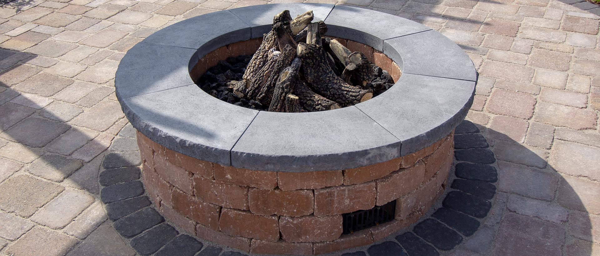 Grand Gas Fire Ring Kit Rockwood, Natural Gas Fire Pit Ring Kit