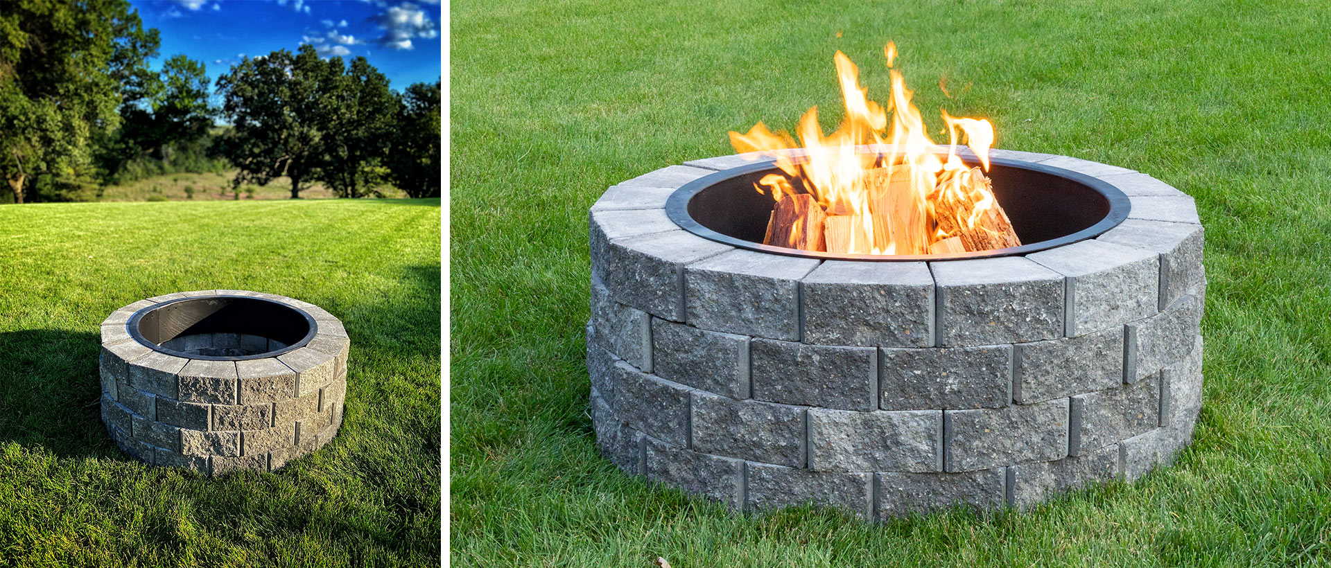 Best Price on Necessories Grand Fire Pit - Outdoor Living Kit - Patio &  Pizza Outdoor Furnishings